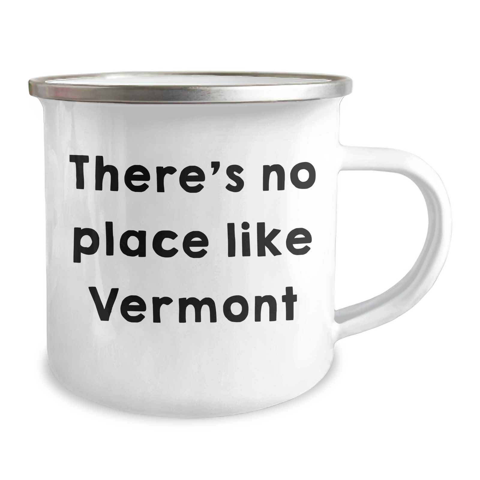 Vermont Camping Mug with Funny Quote 'There's No Place Like Vermont' - Gifts from Dad to Vermont Lover on Father's Day - Image 2