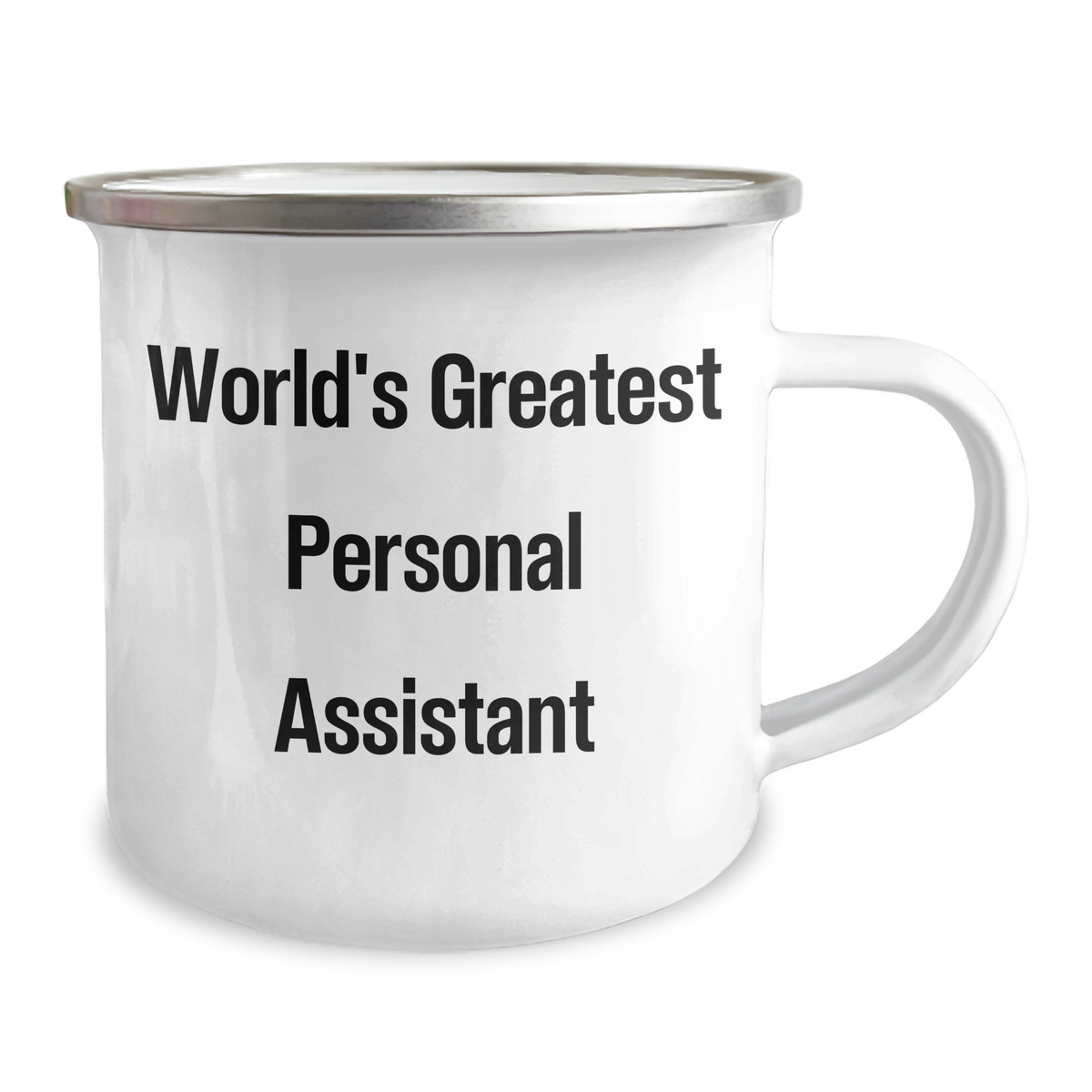 Funny World's Greatest Personal Assistant Gifts for Her - 12 oz Camping Mug with Inspirational Quote, Perfect for Mother's Day, Gifts from Family, Friends, or Coworkers - Image 2