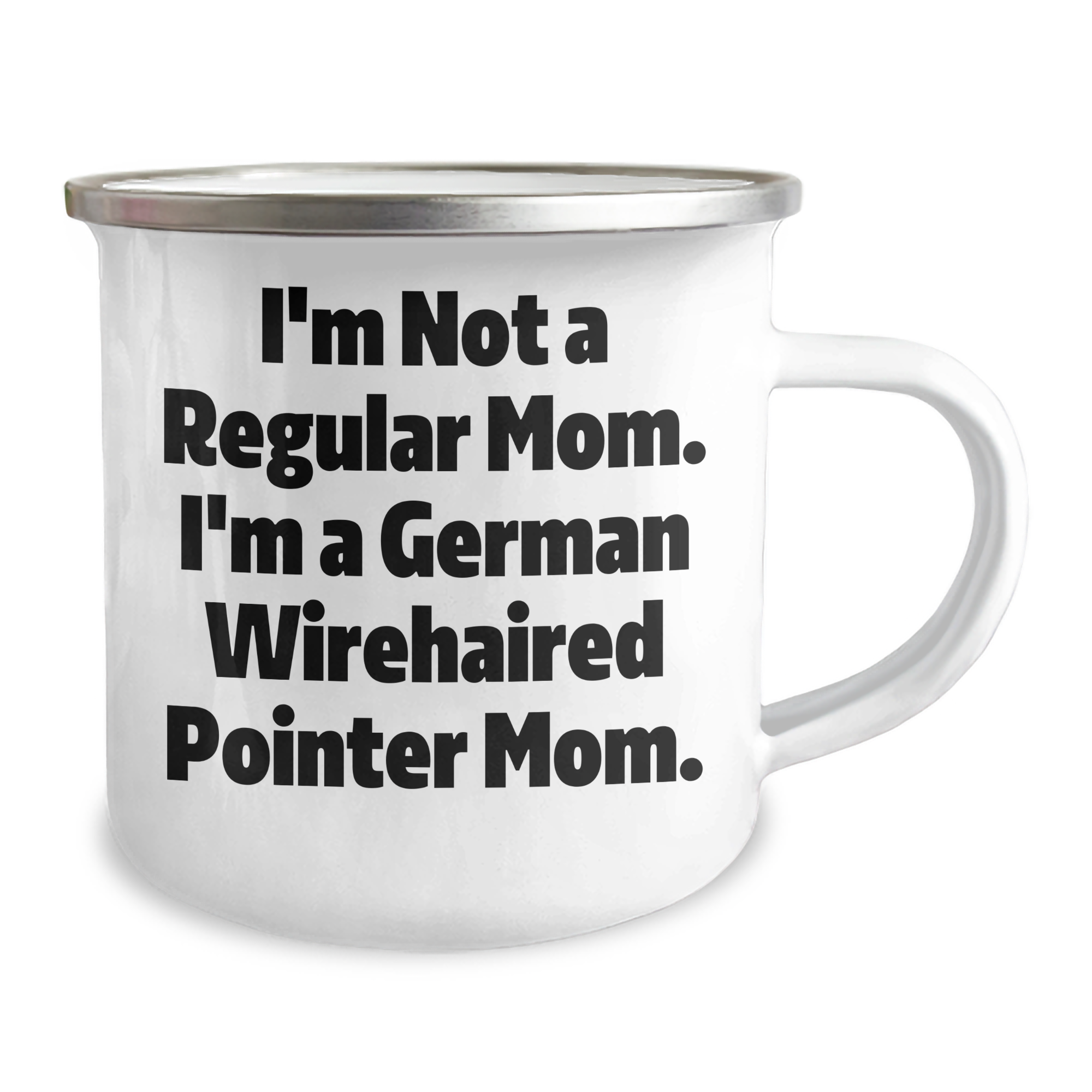 German Wirehaired Pointer Dog Mom's Funny Camping Mug Gifts from Family for Father's Day - Image 2