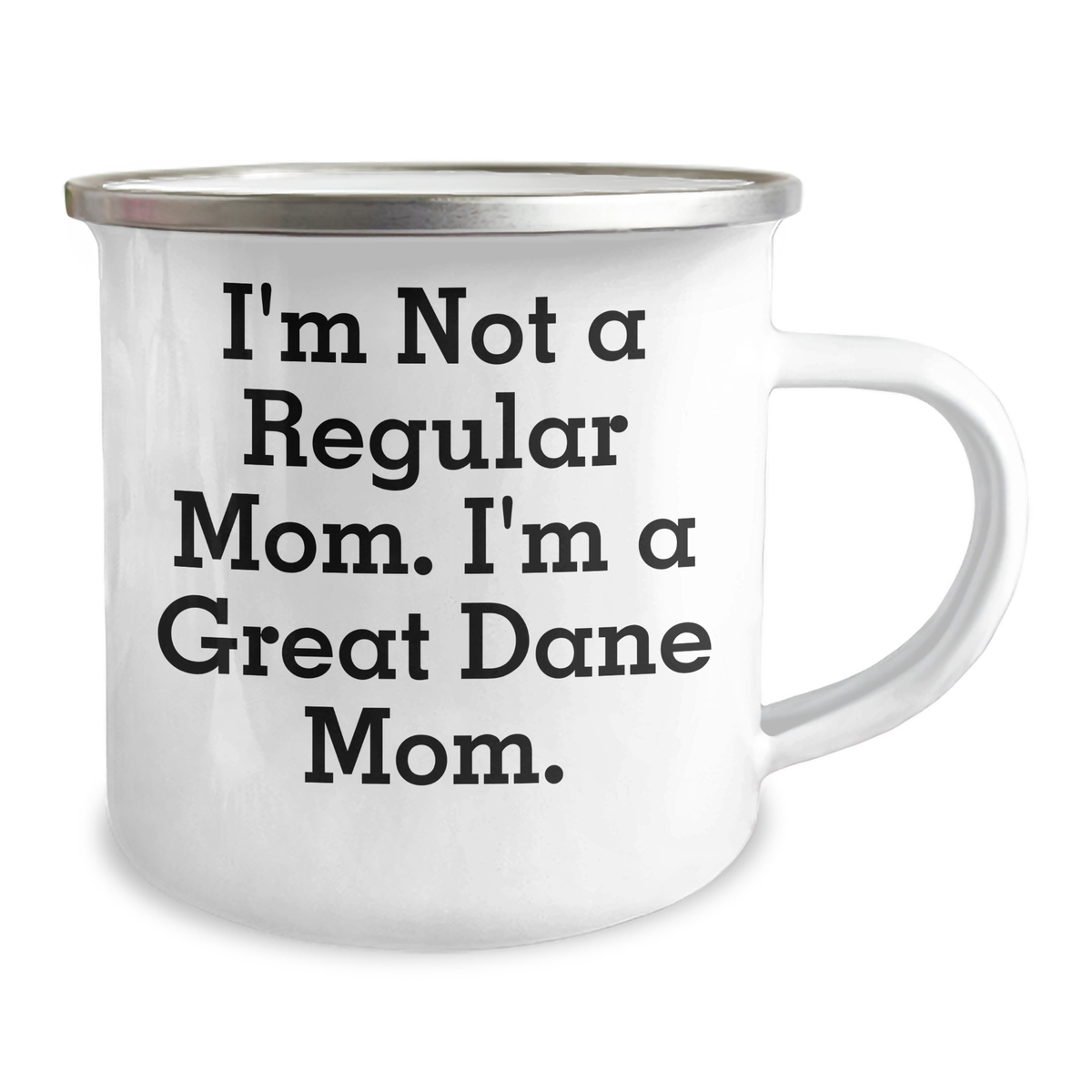 Funny Great Dane Dog Mom Camping Mug for Dad - Gifts from Men to Friends and Family - Image 2