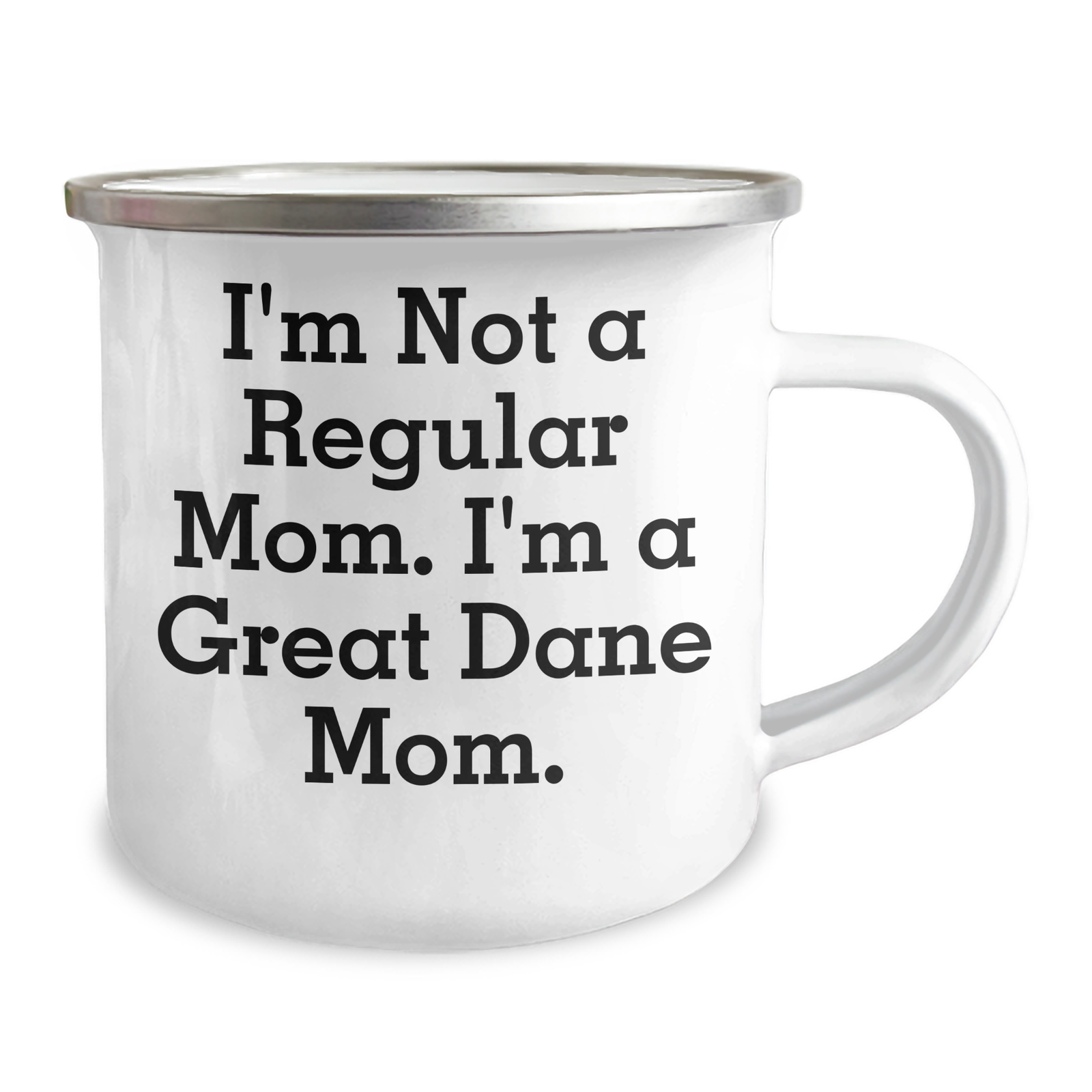 Funny Great Dane Dog Mom Camping Mug for Dad - Gifts from Men to Friends and Family - Image 2