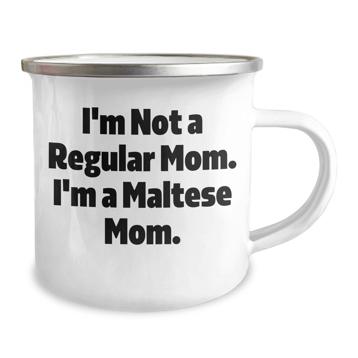 Maltese Mom's Funny Camping Mug, Gifts from Family for Maltese Dog Lovers, Father's Day Unique Gifts - Image 2