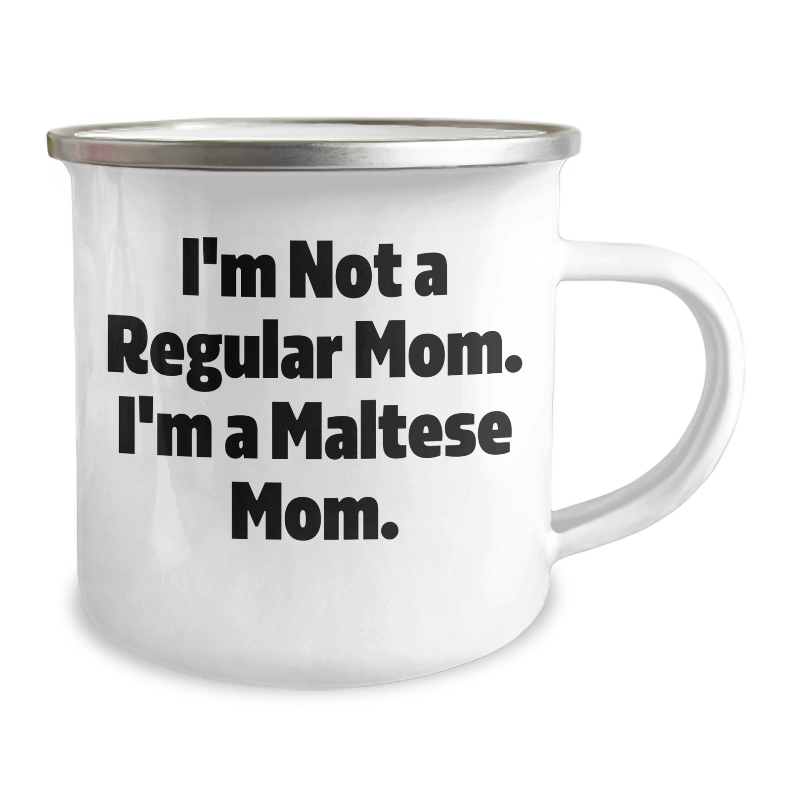 Maltese Mom's Funny Camping Mug, Gifts from Family for Maltese Dog Lovers, Father's Day Unique Gifts - Image 2