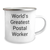 World's Greatest Postal Worker Inspirational Camping Mug Gifts for Her, Unique Mother's Day Unique Gift from Family, Friends, or Coworkers - Image 2