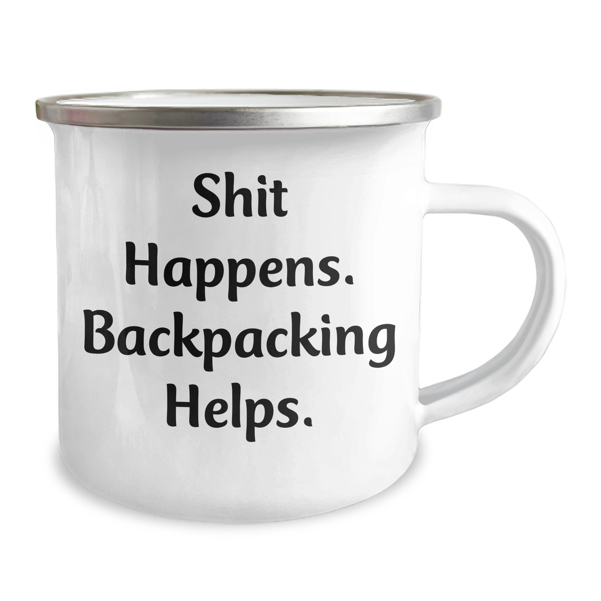 Funny Backpacking Gifts for Men from Friends, Unique Camping Mug for Father's Day - Image 2