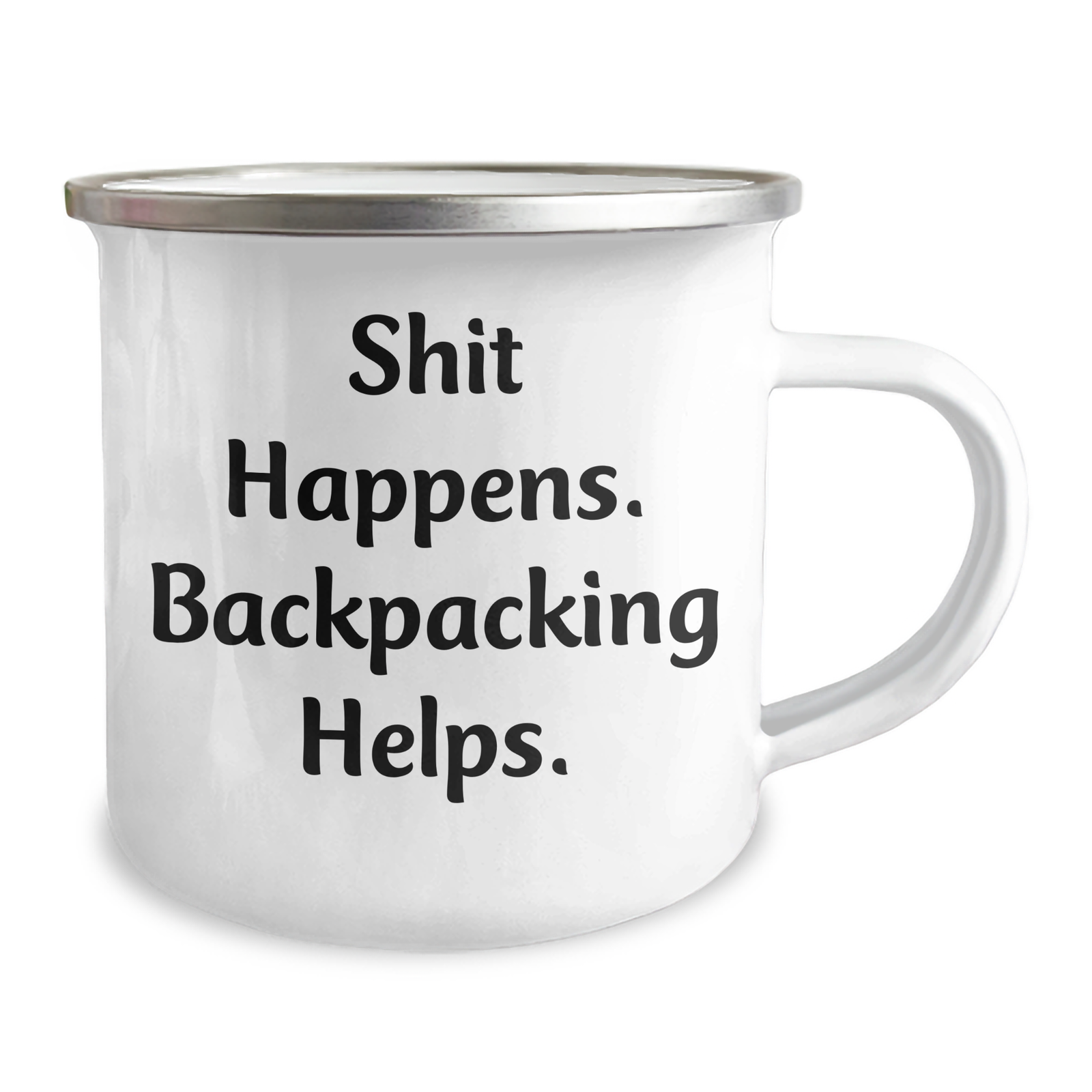 Funny Backpacking Gifts for Men from Friends, Unique Camping Mug for Father's Day - Image 2