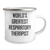 World's Greatest Respiratory Therapist Funny Gifts from Mom for Mother's Day Inspirational Camping Mug - Image 2