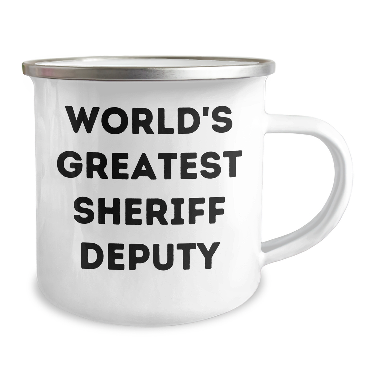 Funny Sheriff Deputy Gifts for Her, World's Greatest Sheriff Deputy Camping Mug for Mother's Day - Image 2