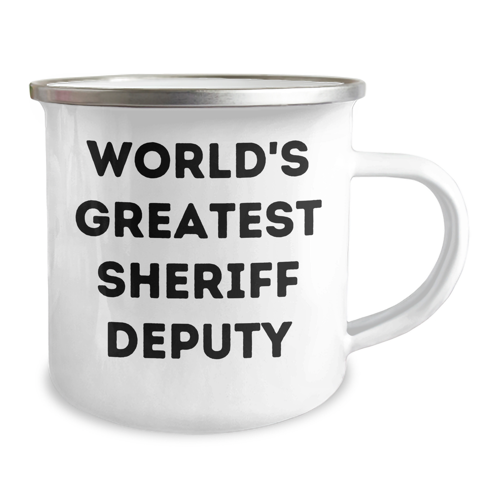 Funny Sheriff Deputy Gifts for Her, World's Greatest Sheriff Deputy Camping Mug for Mother's Day - Image 2