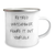 Funny Watchmaker Gifts from Men to Watchmaker Dad on Father's Day - Camping Mug, 'Retired Watchmaker. Figure It Out Yourself.' Quote, 12 oz Stainless Steel with Enamel Finish - Image 2