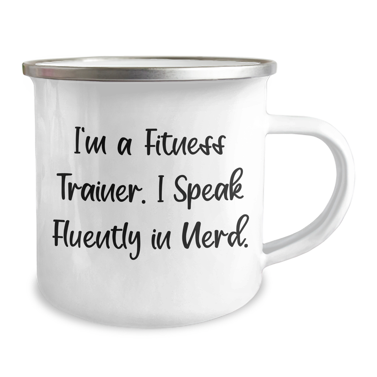 Fitness Trainer Gifts from Friends - Funny Camping Mug for Men - I'm A Fitness Trainer. I Speak Fluently In genius. - Father's Day Unique Gifts - Image 2