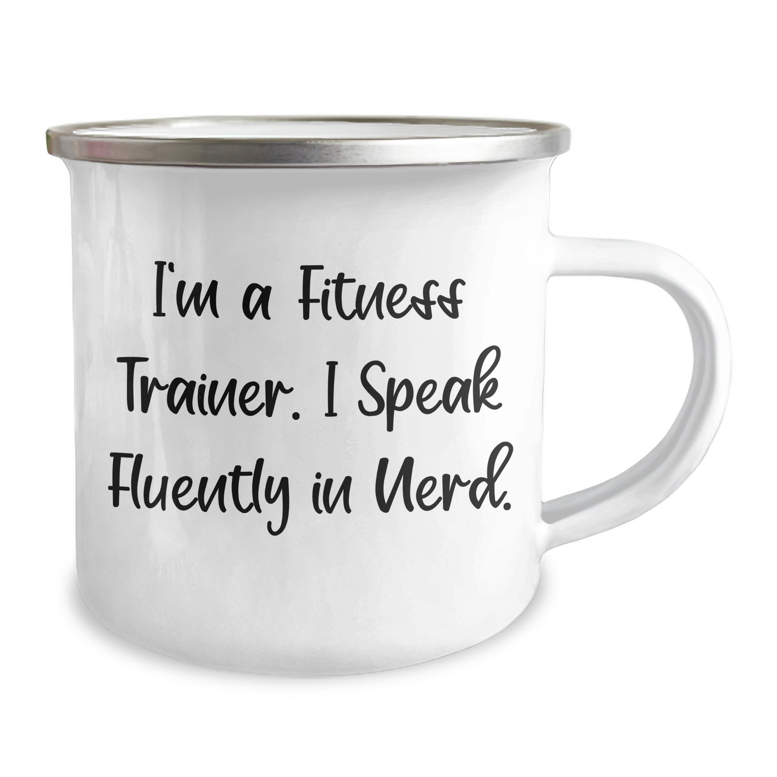 Fitness Trainer Gifts from Friends - Funny Camping Mug for Men - I'm A Fitness Trainer. I Speak Fluently In genius. - Father's Day Unique Gifts - Image 2
