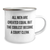 Court Clerk Humor Gifts from Men to Court Clerk, Camping Mug for Mother's Day, Funny Quote 'All Men Are Created Equal But The Coolest Become A Court Clerk' - Image 2