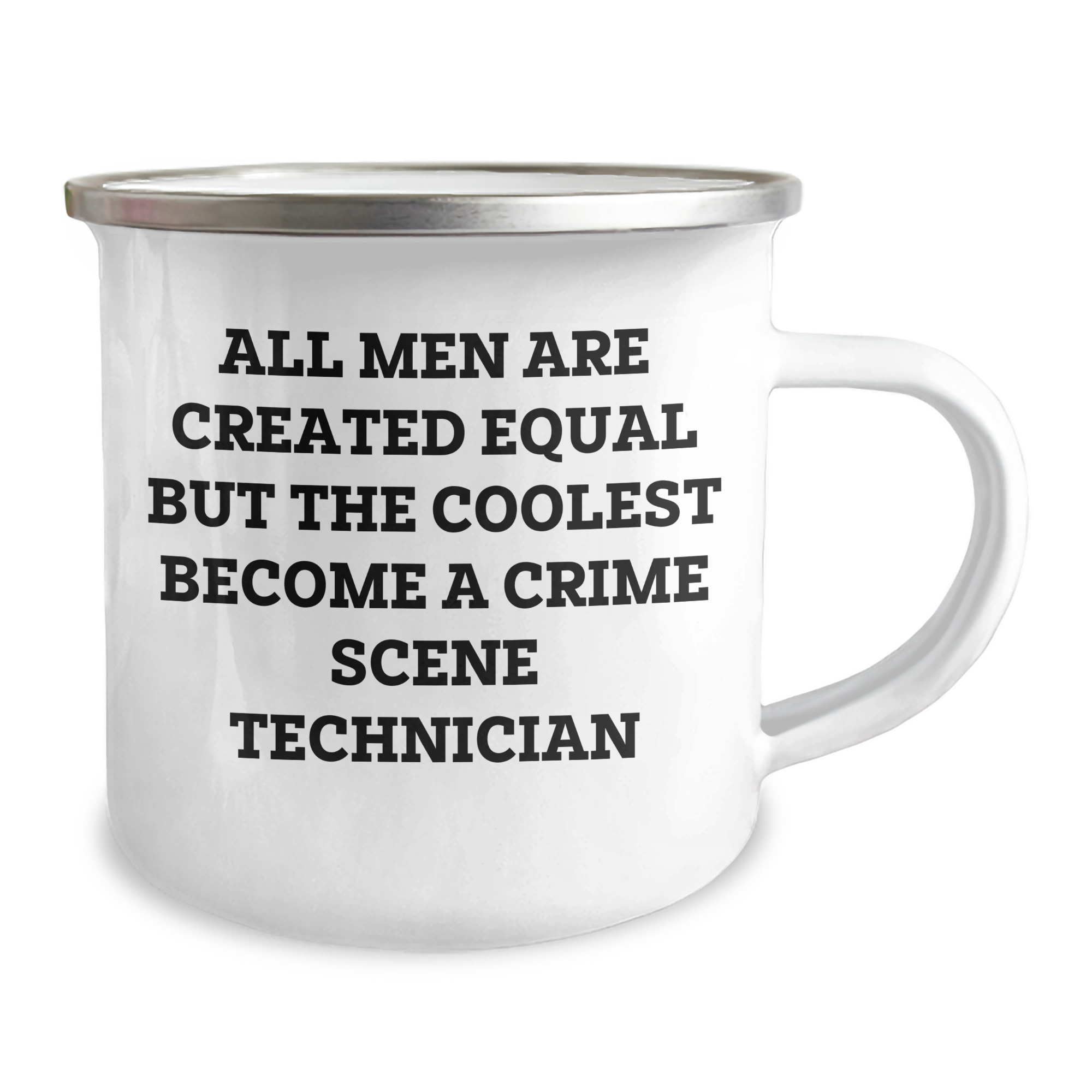 Gifts from Fun Lovers for Crime Scene Technician Mom - Funny Quote Mug, Perfect Mother's Day Crime Scene Technician Gifts, 12 oz Stainless Steel Camping Mug - Image 2