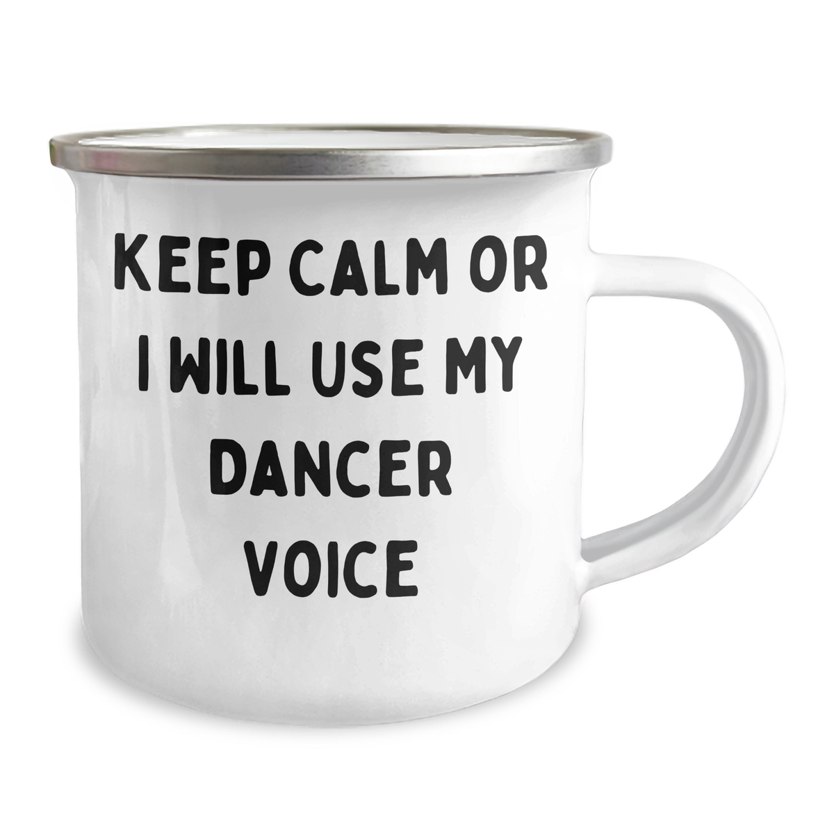 Funny Dancer Gifts for Men - Keep Calm Or I Will Use My Dancer Voice Camping Mug, Father's Day Unique Gifts from Family - Image 2