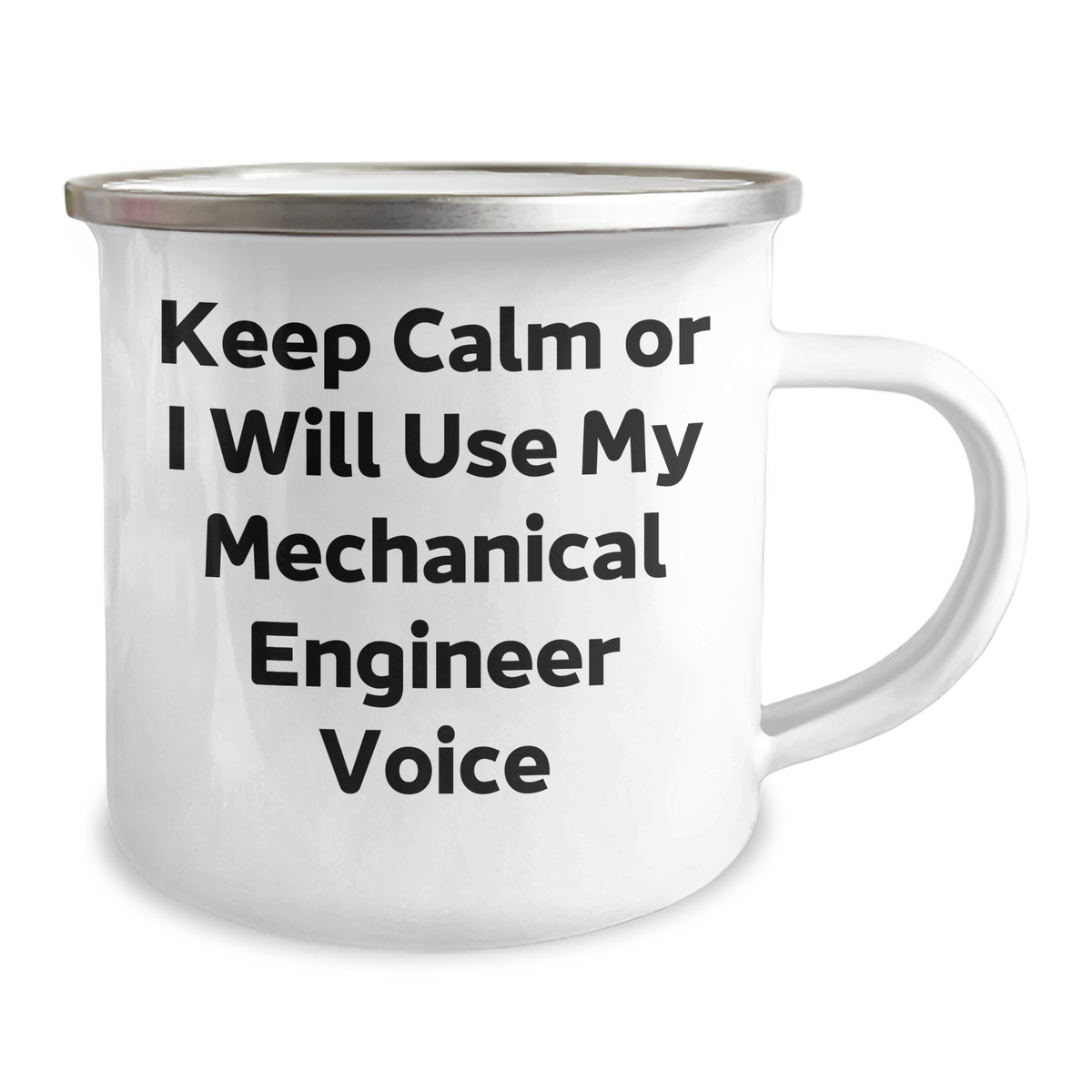 Funny Mechanical Engineer Gifts for Her, Camping Mug with Keep Calm Or I Will Use My Mechanical Engineer Voice Quote, Unique Mothers Day Gifts from Women, for Mechanical Engineer Women - Image 2