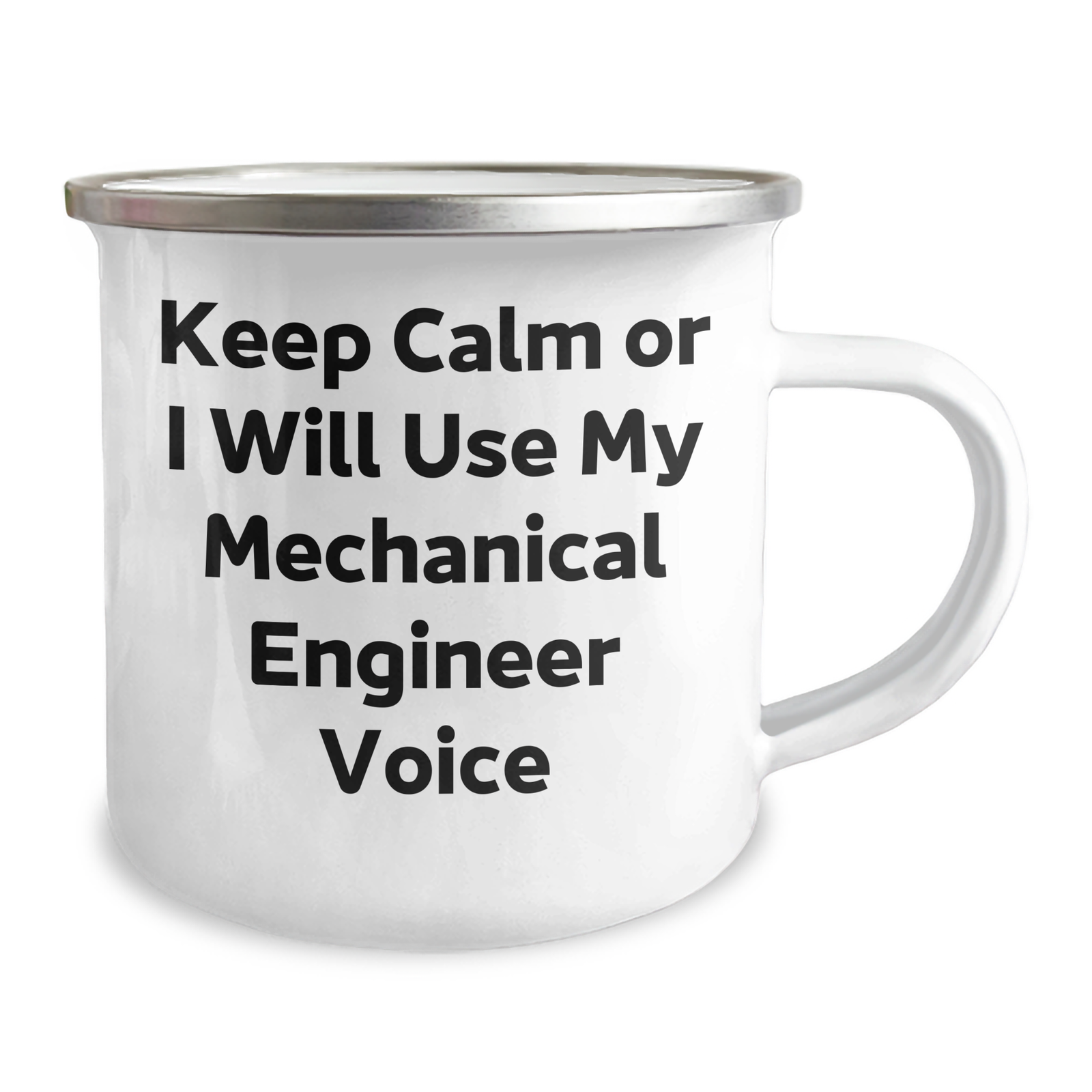 Funny Mechanical Engineer Gifts for Her, Camping Mug with Keep Calm Or I Will Use My Mechanical Engineer Voice Quote, Unique Mothers Day Gifts from Women, for Mechanical Engineer Women - Image 2