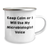 Funny Microbiologist Gifts from Friends, Unique Camping Mug for Mom's Special Day, 'Keep Calm Or I Will Use My Microbiologist Voice' Quote - Image 2