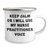 Funny Nurse Practitioner Gifts from Men for Father's Day - Keep Calm Or I Will Use My Nurse Practitioner Voice Camping Mug - Image 2