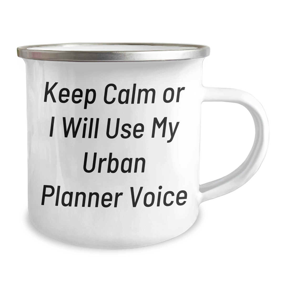 Urban Planner Camping Mug, Keep Calm Or I Will Use My Urban Planner Voice, Funny Gifts for Men, Camping Mug for Father's Day, Gifts from Friends, Gifts for Urban Planner - Image 2