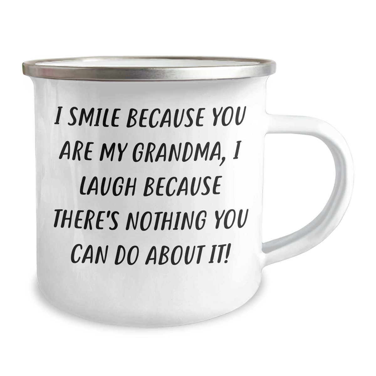 Funny Grandma Camping Mug, Gifts from Men, Unique Gifts for Grandma, I Smile Because You Are My Grandma, Mother's Day Unique Gifts - Image 2