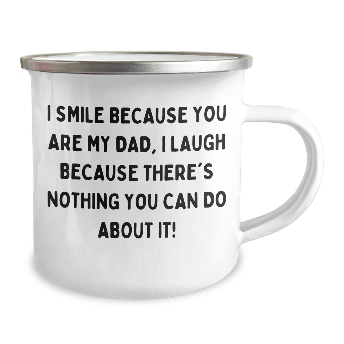 Funny Dad Gifts from Family - I Smile Because You Are My Dad, Camping Mug for Father's Day - Image 2