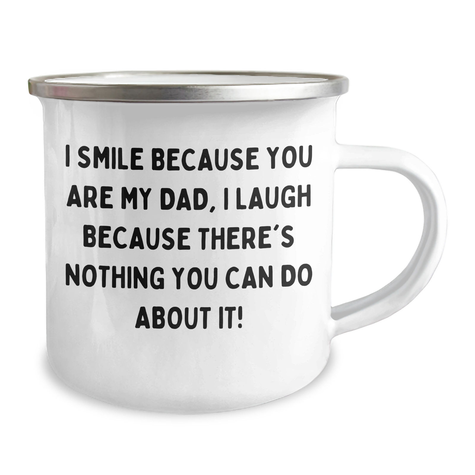 Funny Dad Gifts from Family - I Smile Because You Are My Dad, Camping Mug for Father's Day - Image 2