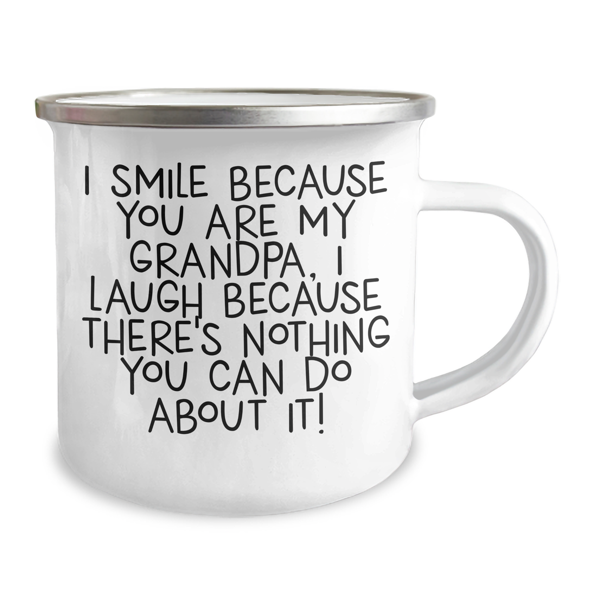 Grandpa Camping Mugs, Funny Gifts from Friends and Family for Him, I Smile Because You Are My Grandpa, Father's Day Unique Gifts - Image 2