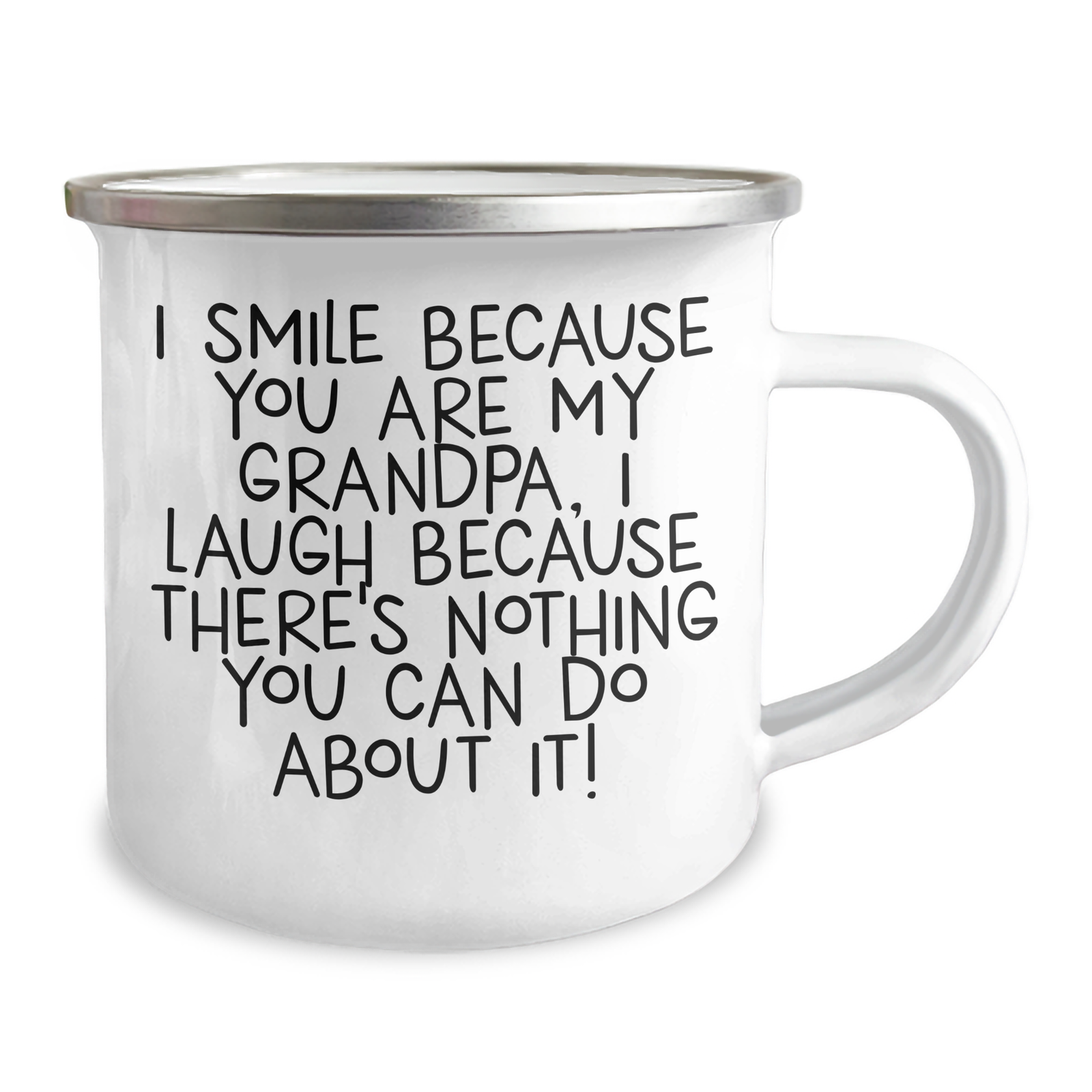 Grandpa Camping Mugs, Funny Gifts from Friends and Family for Him, I Smile Because You Are My Grandpa, Father's Day Unique Gifts - Image 2