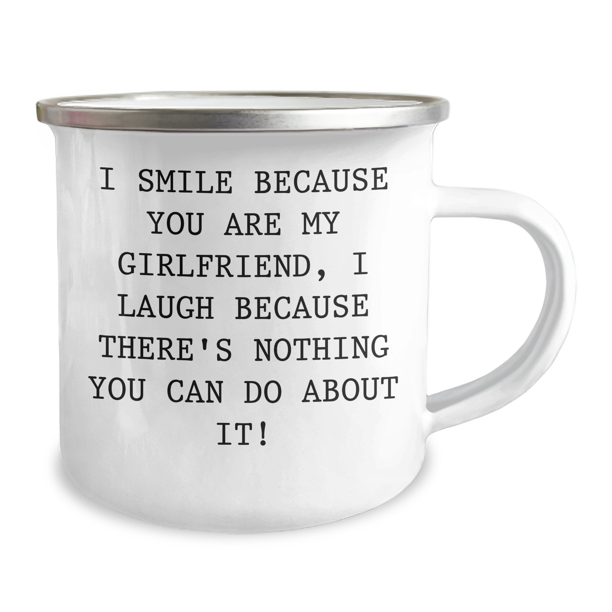 Funny Sweetheart Camping Mug, I Smile Because You Are My Sweetheart, Gifts from Men to Sweetheart, Perfect for Father's Day - Image 2