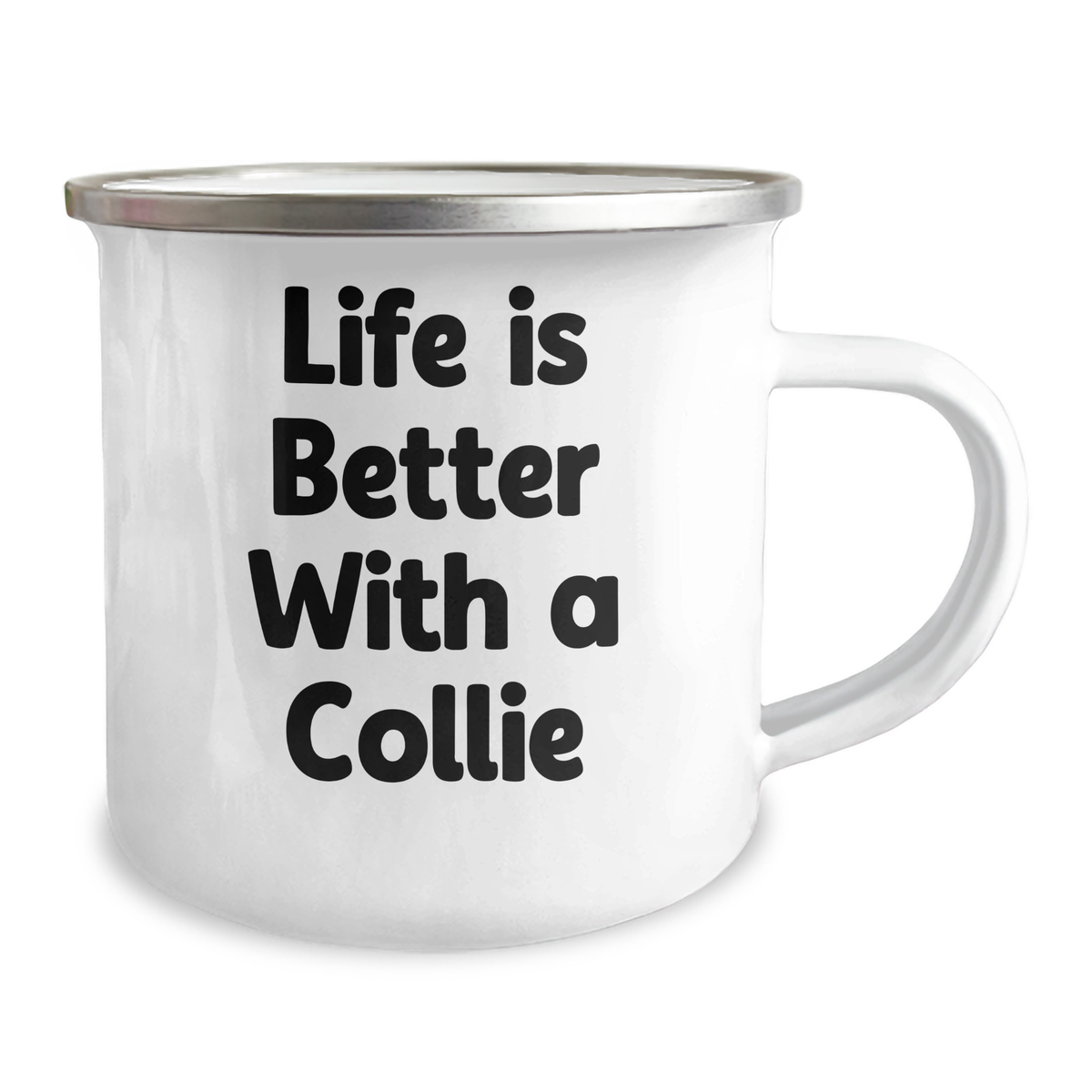 Funny Life Is Better With A Collie Camping Mug - Unique Father's Day Unique Gifts for Collie Dog Lovers - Image 2