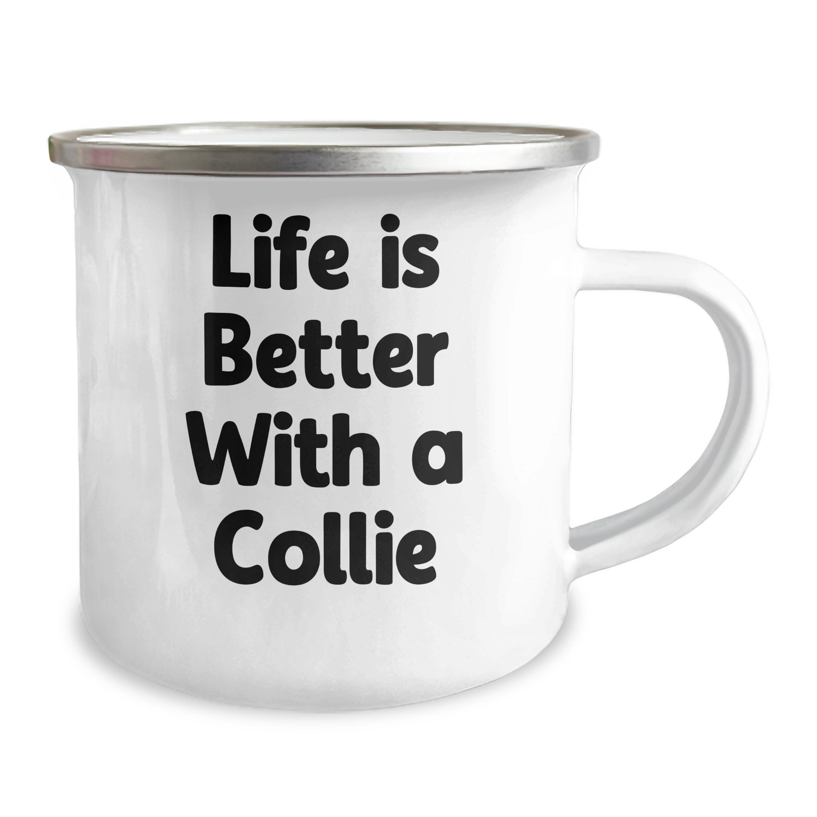 Funny Life Is Better With A Collie Camping Mug - Unique Father's Day Unique Gifts for Collie Dog Lovers - Image 2