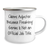 Claims Adjuster Humor Gifts from Dad for Father's Day, Funny Camping Mug with Enamel Finish, 'Claims Adjuster. Because Freaking' genius Is Not An Official Job Title.' - Image 2