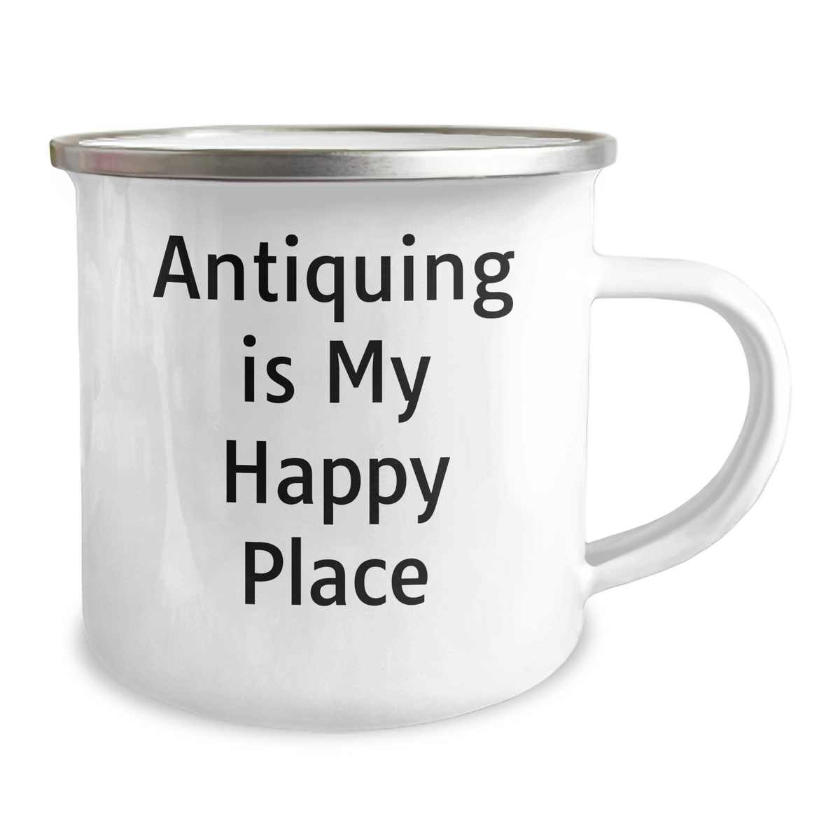 Funny Antiquing Gifts from Men - Camping Mug for Antiquing Enthusiasts, Father's Day Unique Gifts, by Antiquing Is My Happy Place - Image 2