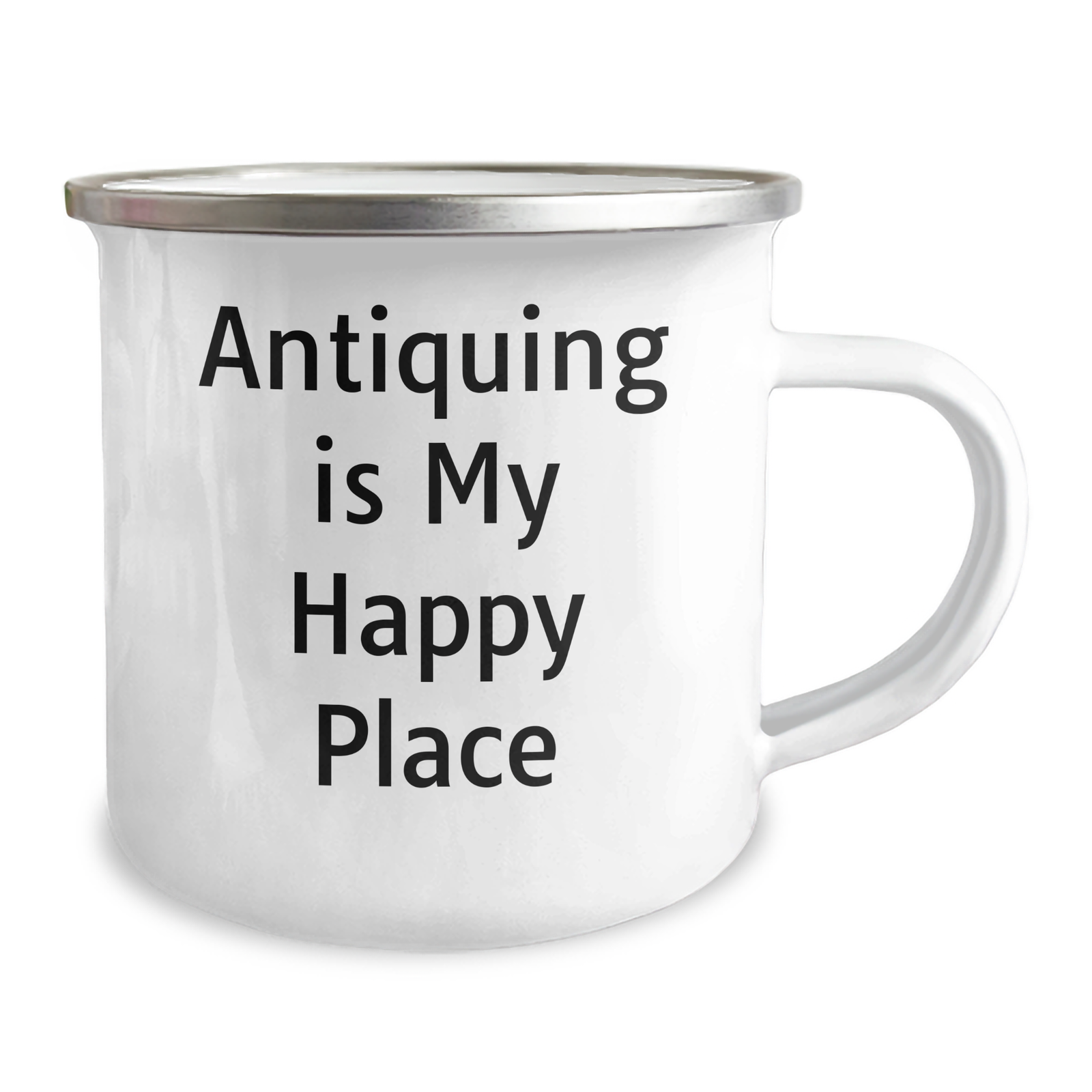 Funny Antiquing Gifts from Men - Camping Mug for Antiquing Enthusiasts, Father's Day Unique Gifts, by Antiquing Is My Happy Place - Image 2