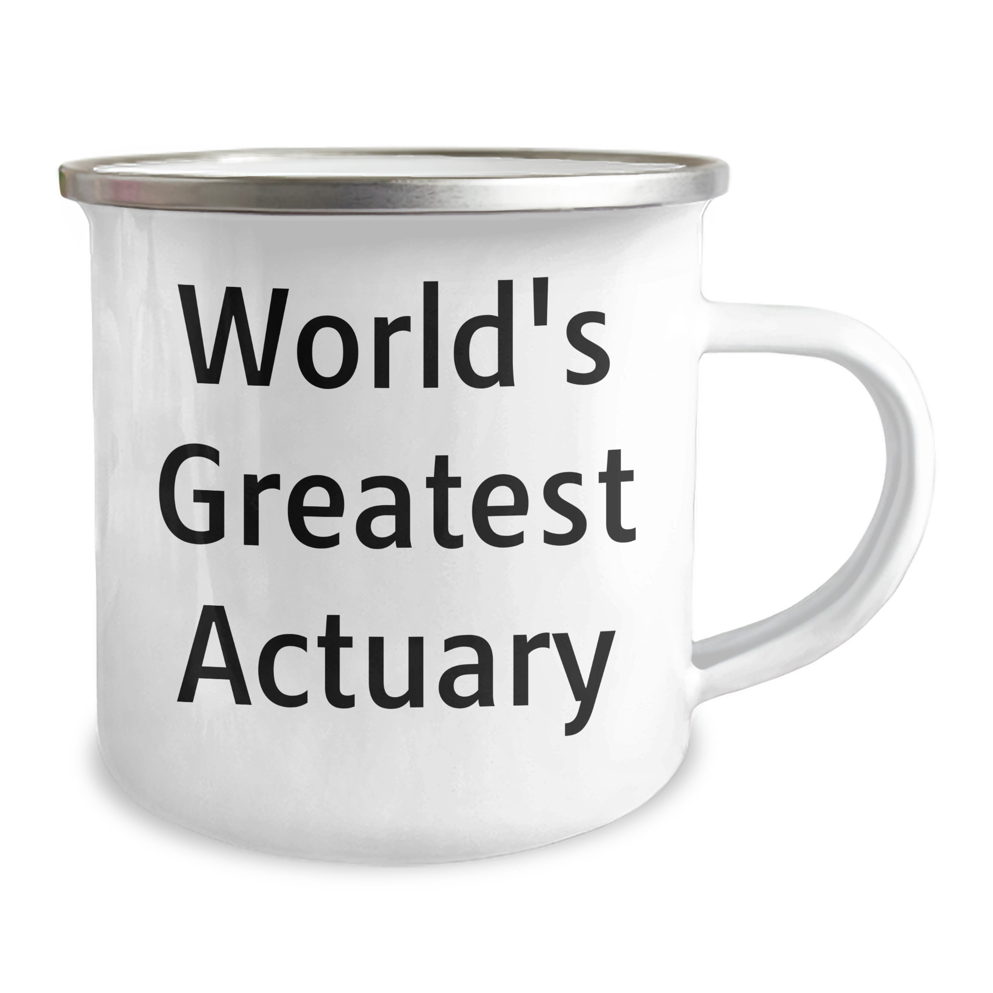 Funny Actuary Gifts for Mom, World's Greatest Actuary Camping Mug, 12 oz Stainless Steel, Perfect for Mother's Day, Gifts from Men to Actuary Women - Image 2