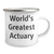Funny Actuary Gifts for Mom, World's Greatest Actuary Camping Mug, 12 oz Stainless Steel, Perfect for Mother's Day, Gifts from Men to Actuary Women - Image 2