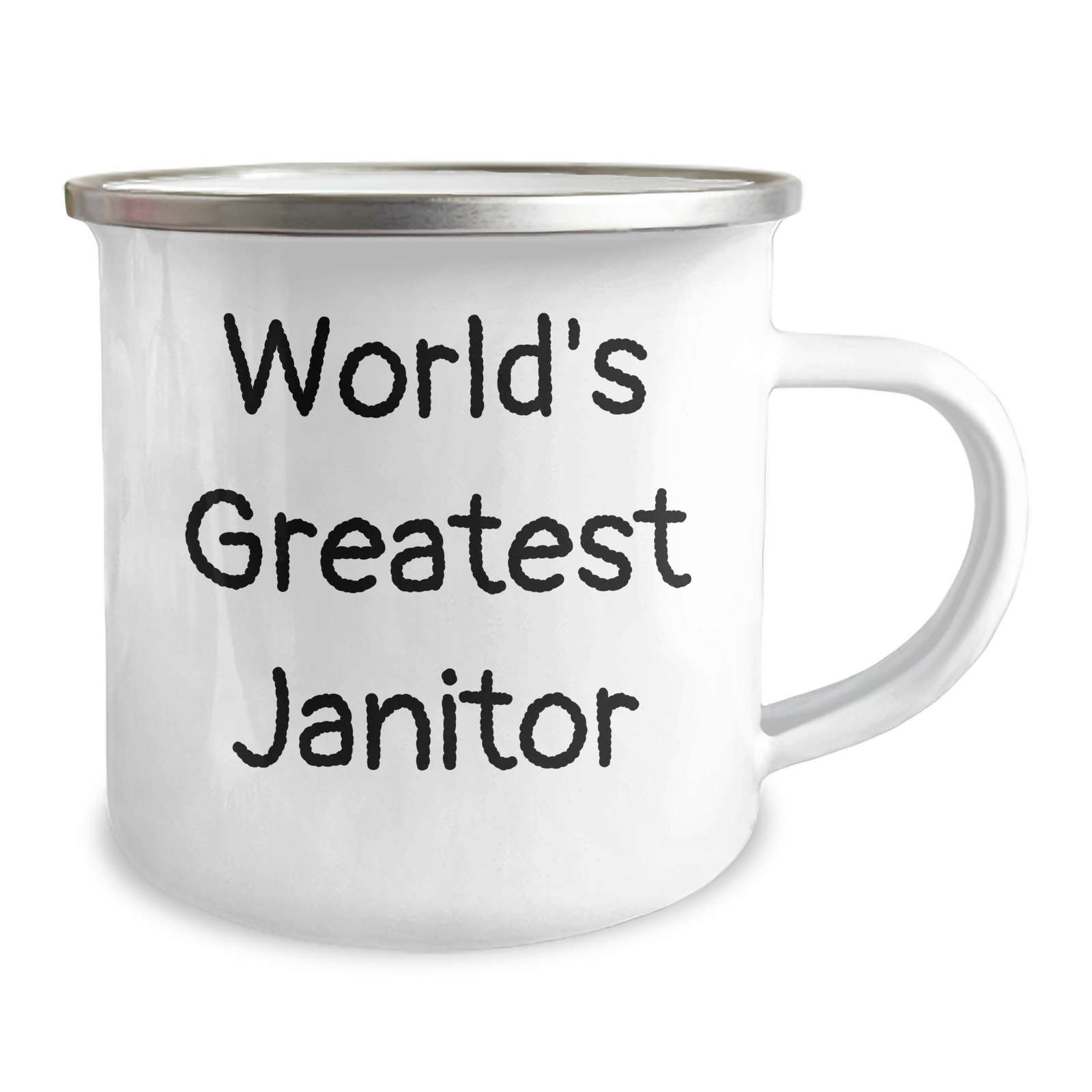 Funny Janitor Gifts, World's Greatest Janitor, Camping Mug for Father's Day, Gifts from Men to Janitors, Unique Janitor Appreciation - Image 2