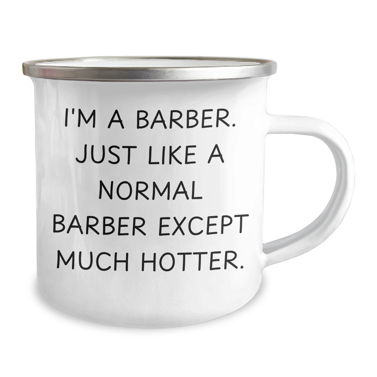 Funny Barber Gifts for Men, I'm A Barber, Camping Mug for Father's Day, Unique Beer Mug Gifts from Men to Barbers - Image 2
