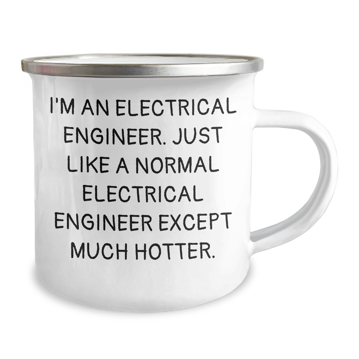Electrical Engineer Gifts, Funny Quote Mug, Camping Mug for Mother's Day, Gifts from Friends to Electrical Engineer, Perfect for Electrical Engineer Mom, 12 oz Stainless Steel with Enamel Finish - Image 2