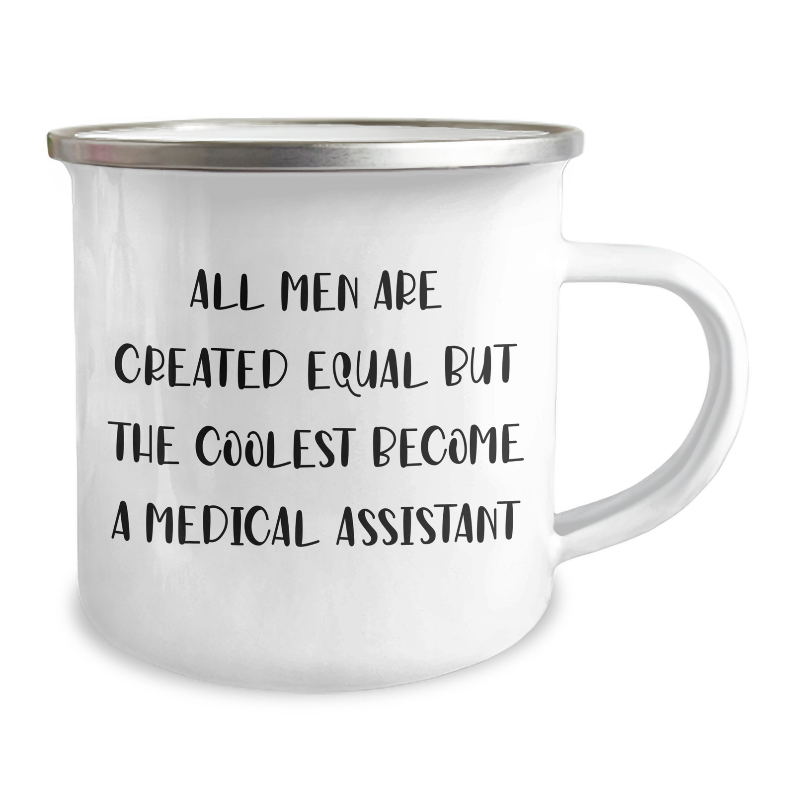 Funny Medical Assistant Gifts from Men - All Men Are Created Equal But The Coolest Become A Medical Assistant on Mother's Day Unique Gifts for Medical Assistant - Image 2