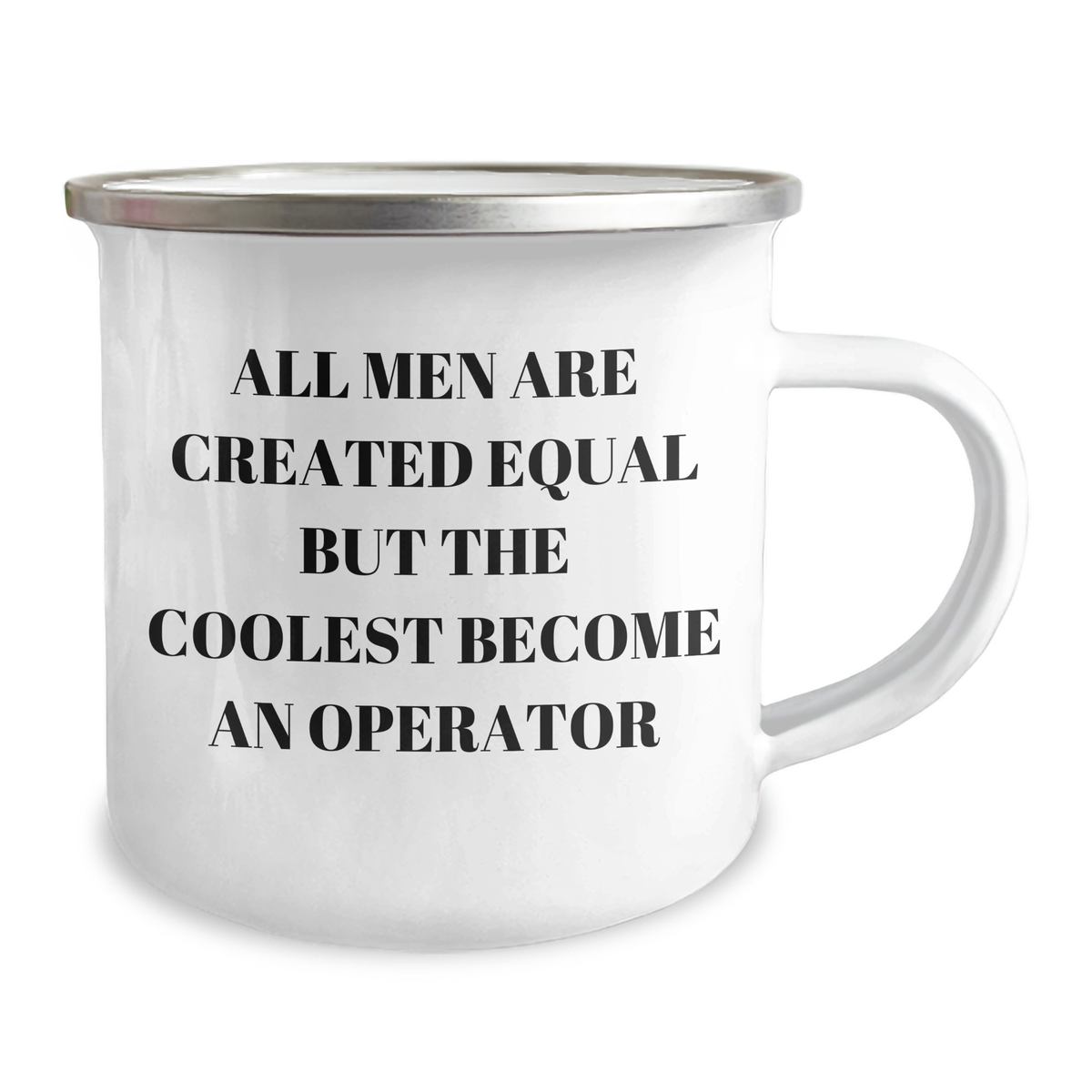 Operator Gifts for Mom - Funny Quote Camping Mug, 12 oz Stainless Steel with Enamel Finish, Gifts from Friends, Unique Mother's Day Presents - Image 2