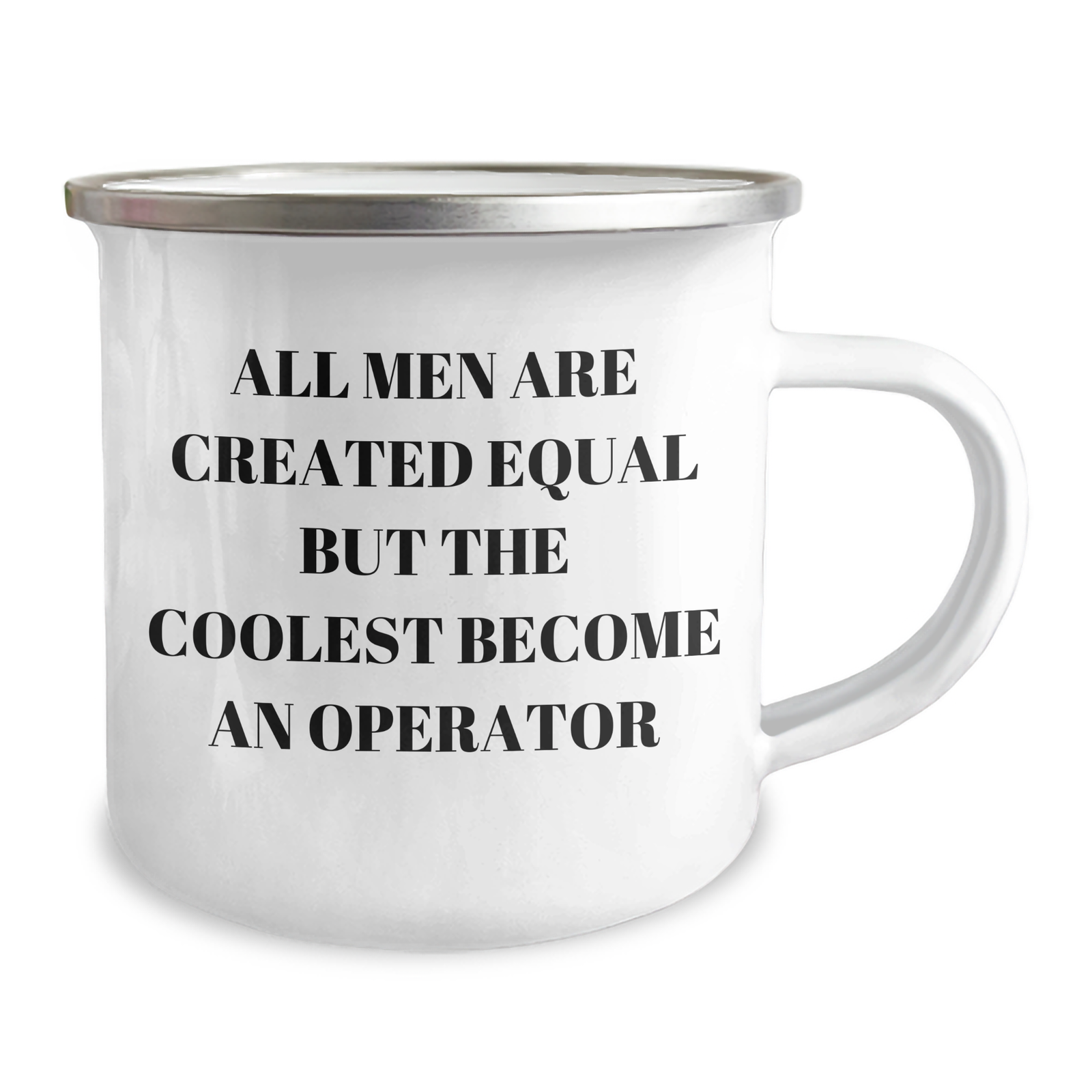 Operator Gifts for Mom - Funny Quote Camping Mug, 12 oz Stainless Steel with Enamel Finish, Gifts from Friends, Unique Mother's Day Presents - Image 2