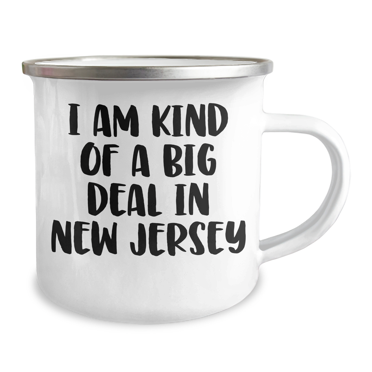 New Jersey Proud Camping Mug, Funny Quote Gifts from Friends, Perfect for Mom's Day, 12 oz Stainless Steel - Image 2