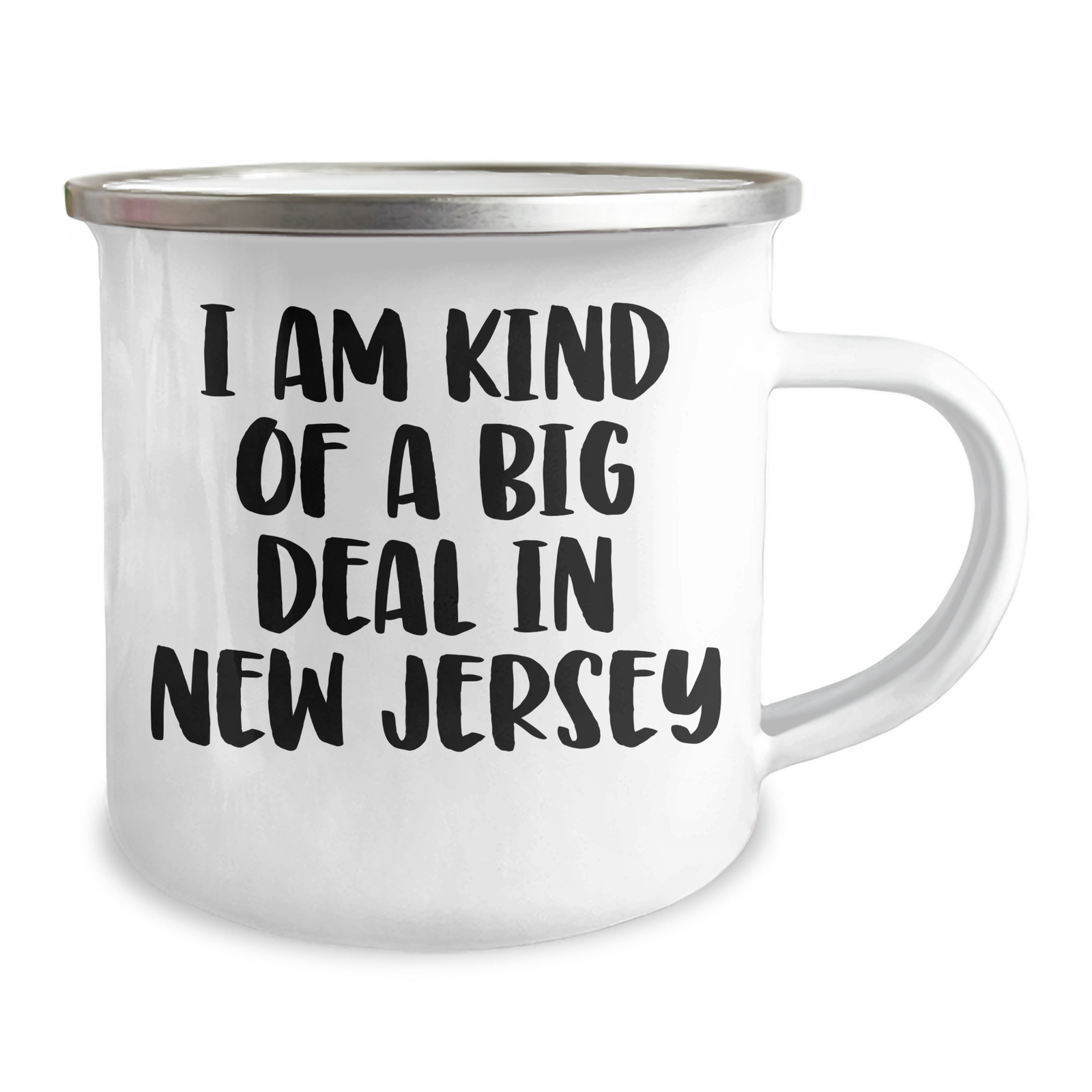 New Jersey Proud Camping Mug, Funny Quote Gifts from Friends, Perfect for Mom's Day, 12 oz Stainless Steel - Image 2
