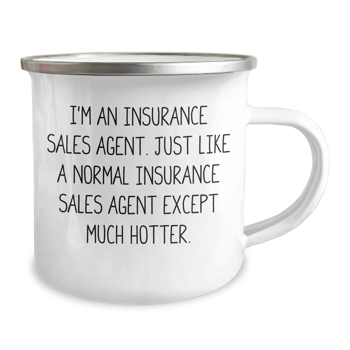 Insurance Sales Agent Gifts, Funny Quote Mug, Gifts from Friends to Insurance Sales Agent, Personalized Camping Mug for Graduation, Gifts for Insurance Sales Agent - Image 2