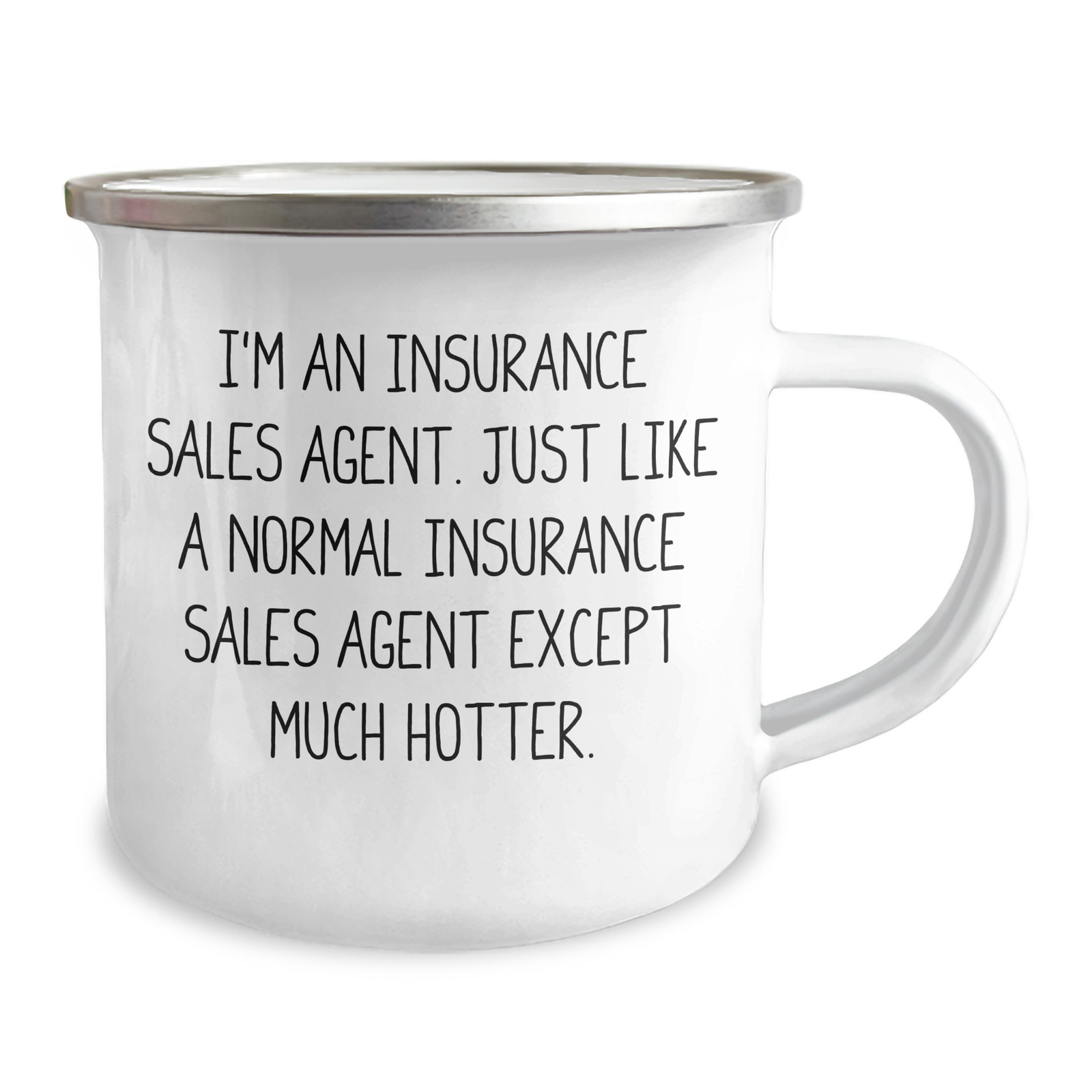 Insurance Sales Agent Gifts, Funny Quote Mug, Gifts from Friends to Insurance Sales Agent, Personalized Camping Mug for Graduation, Gifts for Insurance Sales Agent - Image 2