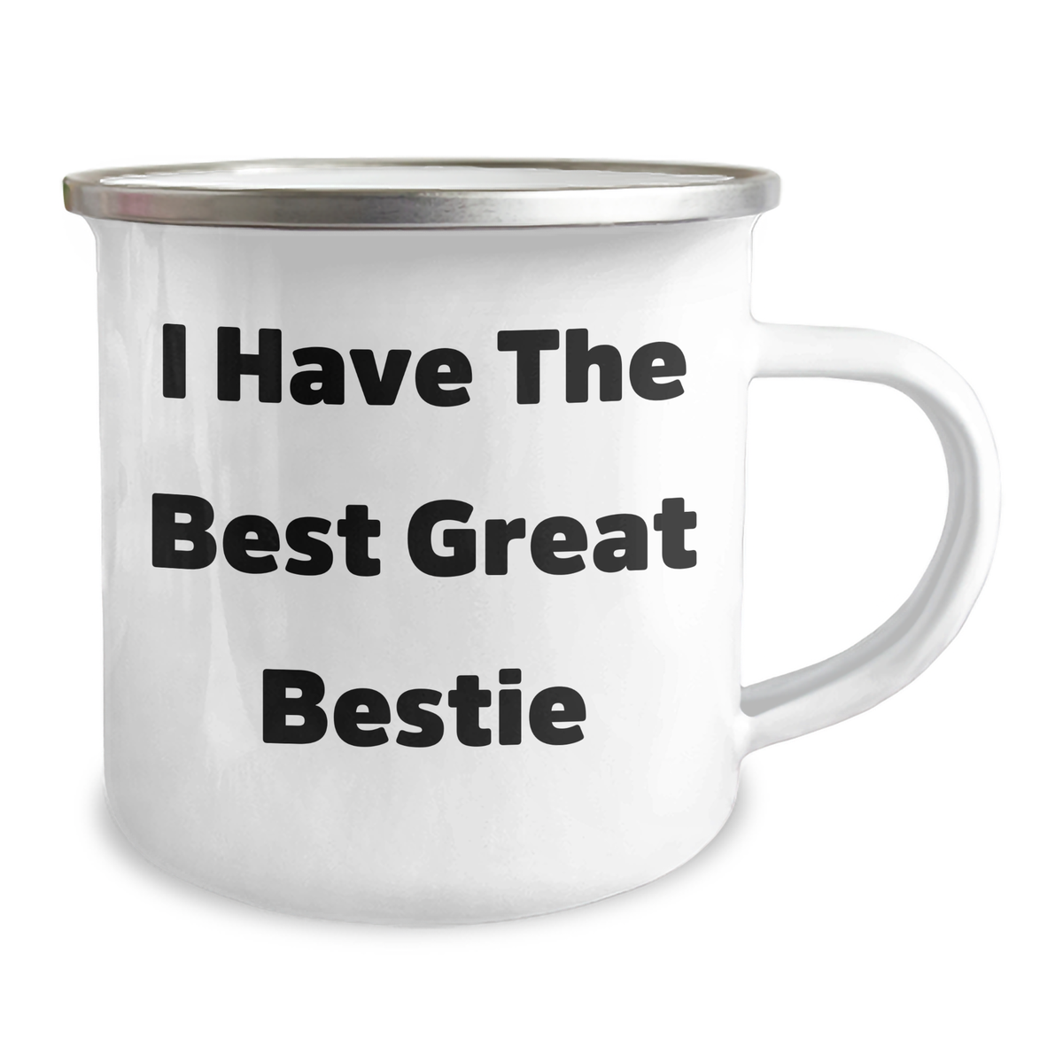 Funny Bestie Gifts for Her, Camping Mug with Quote 'I Have The Best Great Bestie', Gifts from Mom, Gifts for Bestie - Image 2