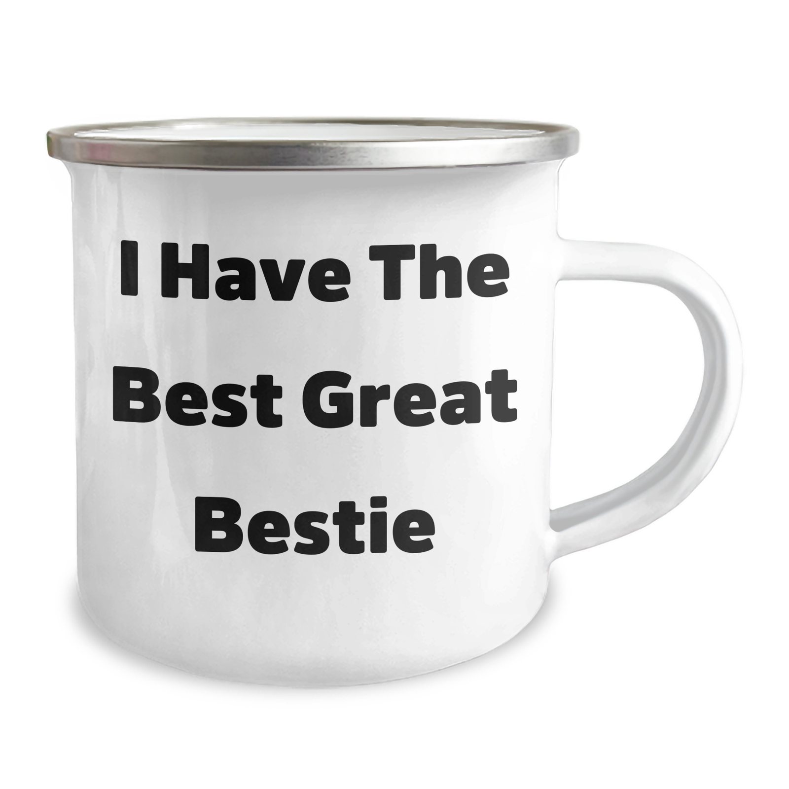 Funny Bestie Gifts for Her, Camping Mug with Quote 'I Have The Best Great Bestie', Gifts from Mom, Gifts for Bestie - Image 2