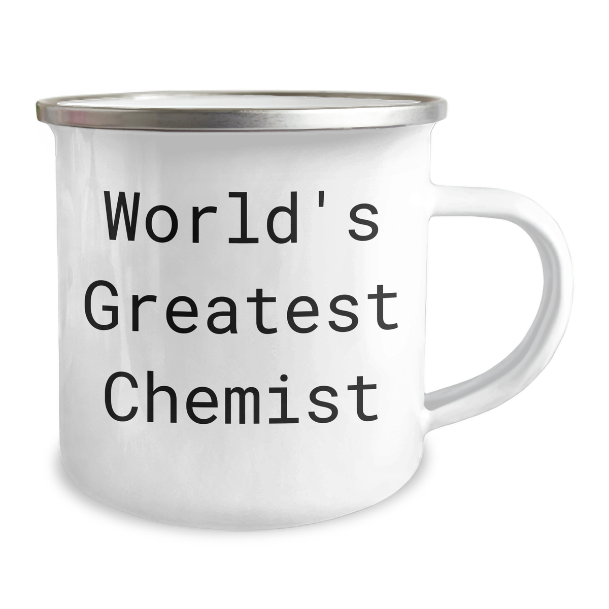 Funny Chemist Gifts for Men - World's Greatest Chemist Camping Mug, 12 oz Stainless Steel Enamel Finish, Unique Father's Day Unique Gifts from Family, Coworkers - Image 2